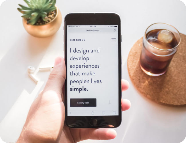 web design - telefono